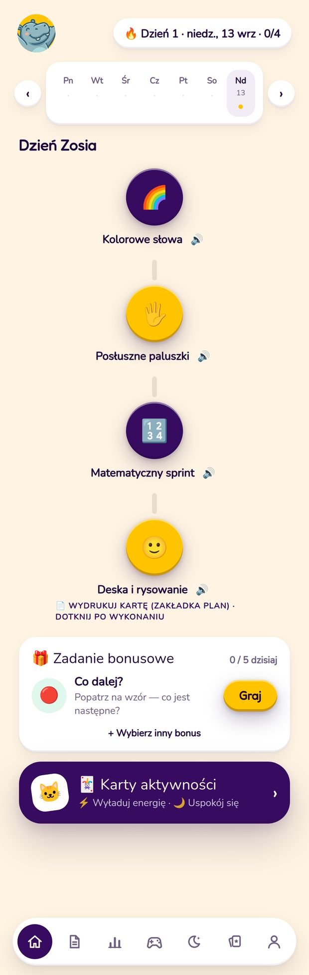 Zadania na każdy dzień